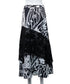 Butterfly Layered Mesh Skirt